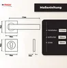 DOMINO Türgriff Drückergarnitur PZ - Profilzylinder Set | Produktbild-Vorschau 4