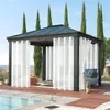 Outdoor Vorhang Wasserdicht Transparent Voile Gardinen mit Produktbild-Vorschau 8