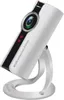 A white WLAN indoor camera with a fisheye lens is mounted on a white stand against a white background. Anteprima dell’immagine prodotto