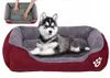 A puppy is lying in a dog bed. Anteprima dell’immagine prodotto