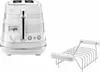 DeLonghi CTA 2103 1Scheibe(n) 900W Weiß Toaster Produktbild-Vorschau 2