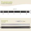 ONVAYA® Verstellbare Wandhaken mit Schiene | Basic ǀ mit Produktbild-Vorschau 2