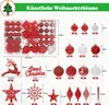 JOIEYOU Boules de Noël en plastique 108 pièces Boules de Voir les images du produit 2