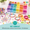 Set de perles Pony Beads 1 300 pièces – avec boîte de Voir les images du produit 5