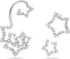 Swarovski Damen Ohrringe Ohrspange Set 3-teilig  Kristalle Produktbild-Vorschau 1