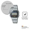 6x Schutzfolie für Casio Iconic A168WA-1 matt Produktbild-Vorschau 6