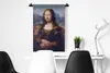 MuchoWow® Wandteppich Wandbehang Mona Lisa - Leonardo Produktbild-Vorschau 4