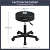 Yaheetech Rollhocker Drehhocker, höhenverstellbarer Produktbild-Vorschau 6