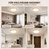 AIORBER LED Deckenleuchte Eckig Flach 38cm 36W 3 CCT Produktbild-Vorschau 5