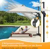 Parasol ogrodowy Izrielar w kolorze kremowym z oświetleniem Podgląd zdjęcia produktu 5