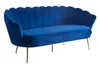 SalesFever Muschel-Sofa | 3-Sitzer | Bezug Samt-Stoff | Produktbild-Vorschau 2
