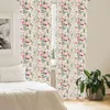 ABAKUHAUS Tende botaniche vintage, tende, bouquet di fiori Anteprima dell’immagine prodotto 5