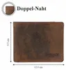 Geldbörse Geldbeutel Portemonnaie Büffelleder RFID Produktbild-Vorschau 3