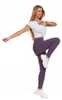LEGGINS PARA MUJER. Estructura tipo gofre. Cintura alta. Vista previa de la imagen del producto 5