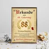 Urkunde zum 88. Geburtstag personalisiertes Geschenk Produktbild-Vorschau 6