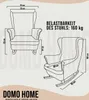 DomoHome Relaxsessel Armlehnensessel Armlehnen Produktbild-Vorschau 5