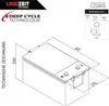 Langzeit Solarbatterie SMF 280Ah 12V Produktbild-Vorschau 5