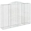 Gabionen mit Hochbogen 8 Stk. 300x50x200/220cm Verzinktes Produktbild-Vorschau 3