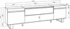 TV-Schrank, Lowboard, 200x35x57cm, Für TV-Geräte bis zu Produktbild-Vorschau 4