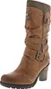 A single brown boot is shown against a white background. Voir les images du produit