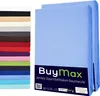 Buymax Spannbettlaken 140x200cm Doppelpack 100% Baumwolle Produktbild-Vorschau 1