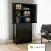 Juskys Aktenschrank Metall 180x80x40 cm, abschließbar mit 3 Produktbild-Vorschau 7