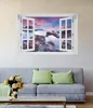 Wallario selbstklebendes Poster mit Fenster-Illusion - Produktbild-Vorschau 2