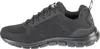 A side view of a black Skechers sneaker. Voir les images du produit