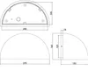 LED Downlight Außenwandleuchte Anthrazit 27cm breit für Produktbild-Vorschau 9