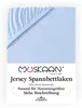 Müskaan Jersey Spannbettlaken 90x200cm - 100x200cm hellblau Produktbild-Vorschau 1