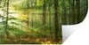MuchoWow® Wandtattoo Wandsticker Wandaufkleber Sonne - Wald Produktbild-Vorschau 1