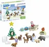 A Playmobil Junior Advent Calendar with various figures and accessories displayed. Podgląd zdjęcia produktu