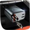 LISEN 84W KFZ Ladegerät USB C Zigarettenanzünder Einziehbar Produktbild-Vorschau 1