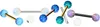 Zungenpiercing, Intim-Piercing Titan Barbell SYNTHETISCHE Produktbild-Vorschau 2