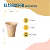 Bazko Klassischer Waffelbecher halbsüße Eiswaffeln 7 cm / Produktbild-Vorschau 3