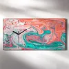Wandbild Leinwand Bilder mit Uhr Geräuschlos 60x30 Malerei Produktbild-Vorschau 2