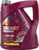 A bottle of Mannol Energy Premium 5W-30 motor oil. Produktbild-Vorschau
