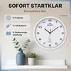 MONZANA® Wanduhr Groß Ø31cm Geräuscharm Automatische Produktbild-Vorschau 4