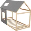 MODFU Kinderbett 90x200cm mit Lattenrost, Hausbett Produktbild-Vorschau 8