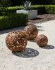 Boule métallique décorative – Feuilles D23cm structure Voir les images du produit 9