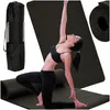 Yoga mat, stevig, 185x80x1,5 cm, zwart Productafbeelding-voorbeeld 1