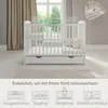 Love For Sleep Weiß Babybett Gitterbett mit Schublade 120 x Produktbild-Vorschau 5