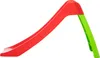 A red and green children's slide against a white background. Anteprima dell’immagine prodotto