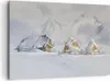Bild auf Leinwand - Leinwandbild - Einteilig - Haus Berge Produktbild-Vorschau 1