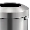 EKO - Portarifiuti urbano 90 litri - Acciaio inox - Acciaio Anteprima dell’immagine prodotto 2