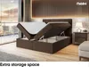 MEBLINI Boxspringbett mit Bettkasten - Gepolstert Produktbild-Vorschau 5