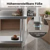 Wiltec Edelstahl Tisch Arbeitstisch Edelstahltisch mit Produktbild-Vorschau 5