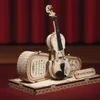 Baukasten Robotime Violin TG604K Holz 14,5 x 7,5 x 15 cm Produktbild-Vorschau 19