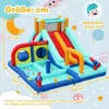 MODFU Dětský skákací hrad se skluzavkou Vodní park s Náhled obrázku produktu 7