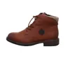 A single brown boot on a white background. Produktbild-Vorschau